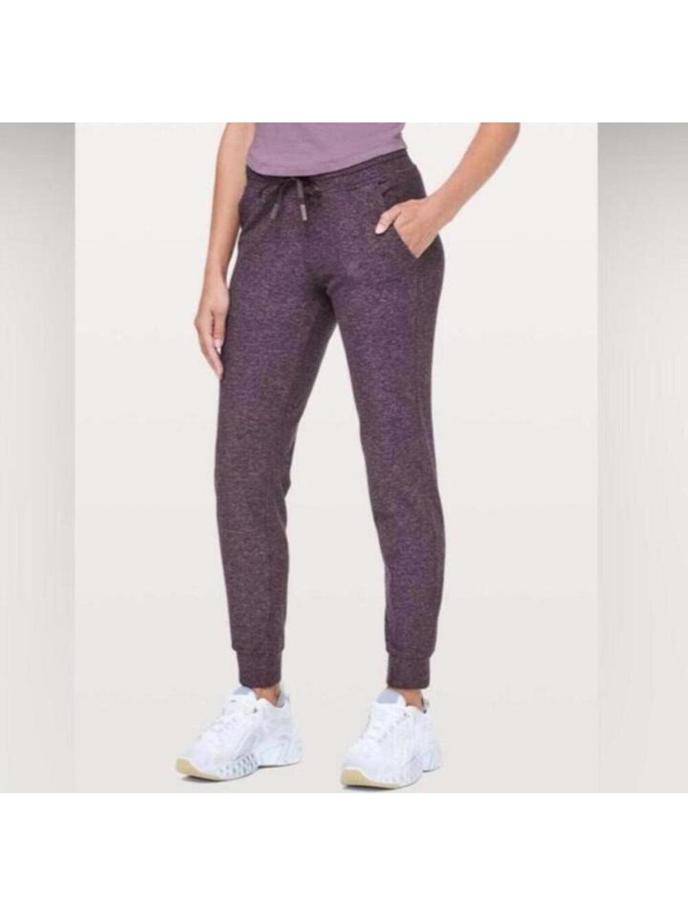 Excellent  Lululemon Ready to Rulu jogger heathered plum sz 8
